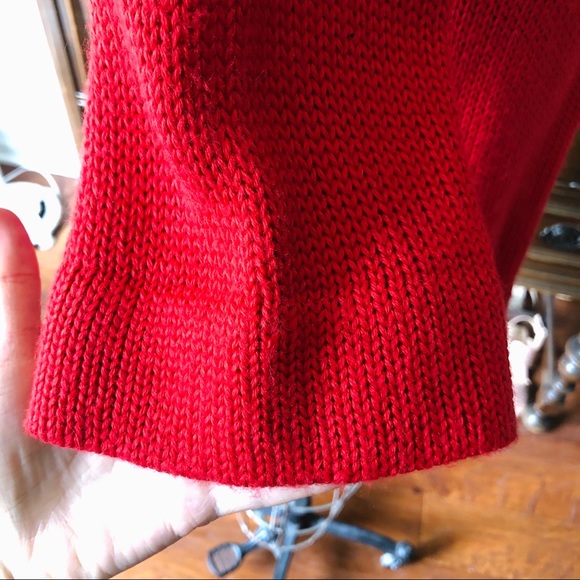 🌷Knit Red Cardigan - Picture 4 of 8